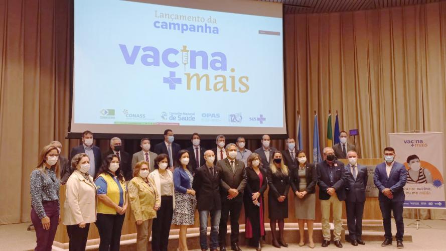 Vacina Mais é lançado em Brasília e campanha será reforçada no Paraná