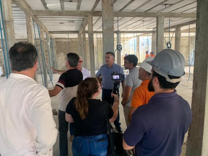 Visita na obra do Hospital maternidade de Guaratuba
