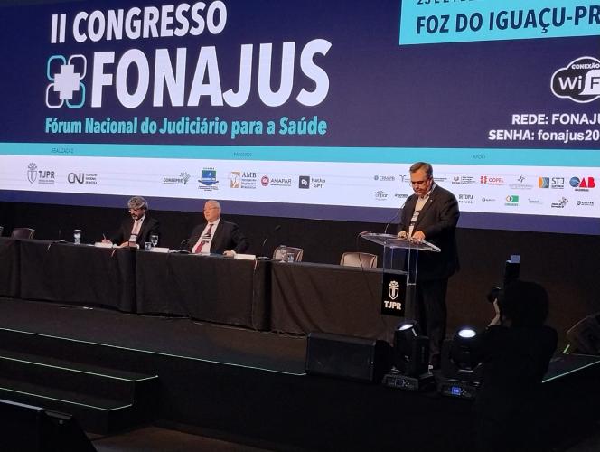 Secretário debate judicialização da saúde em encontro nacional