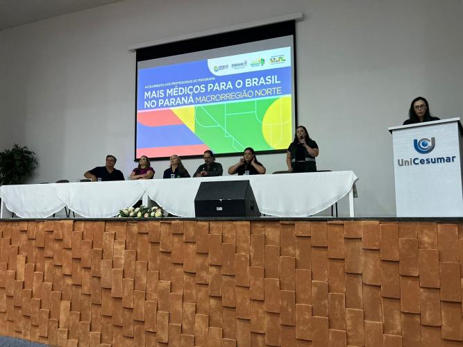 Saúde promove acolhimento de 123 profissionais do Programa Mais Médicos em Londrina