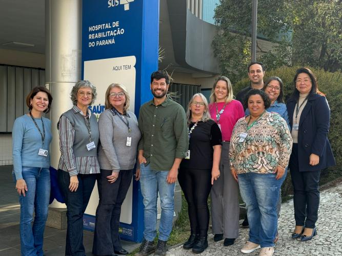 Paraná recebe equipe do MS para qualificar e fortalecer o cuidado em saúde às pessoas com deficiência.