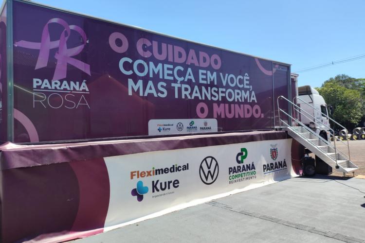 Carreta Saúde da Mulher fez mais de 1,7 mil atendimentos em Bela Vista da Caroba