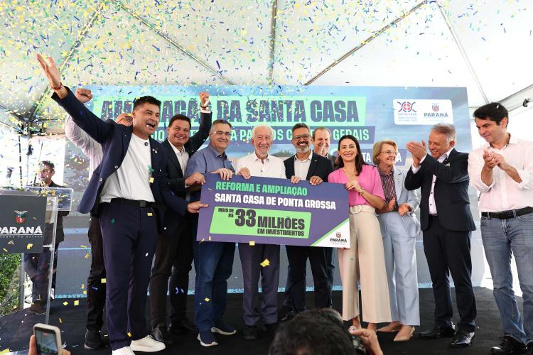 Estado libera R$ 33 milhões para nova UTI e modernização da Oncologia da Santa Casa de Ponta Grossa