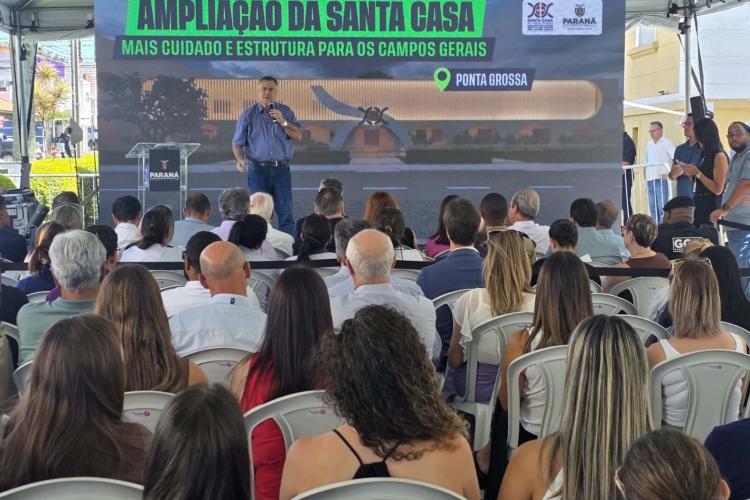 Estado libera R$ 33 milhões para nova UTI e modernização da Oncologia da Santa Casa de Ponta Grossa