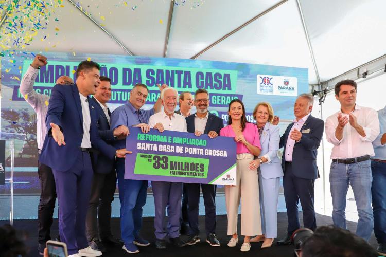 Estado libera R$ 33 milhões para nova UTI e modernização da Oncologia da Santa Casa de Ponta Grossa