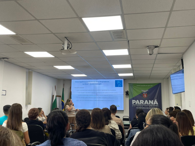 Estado qualifica unidades sentinelas para fortalecer o monitoramento de vírus respiratórios