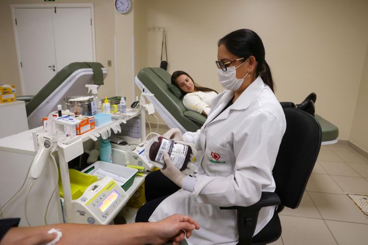 Hemepar reforça chamado para doações de sangue dos tipos O positivo e O negativo