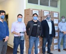 Secretaria da Saúde recebe três mil máscaras-escudo