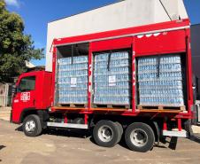 Hospital do Trabalhador recebe 24 mil garrafas de água