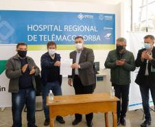 Secretário vistoria finalização da obra do Hospital Regional de Telêmaco Borba