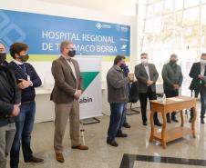 Secretário vistoria finalização da obra do Hospital Regional de Telêmaco Borba