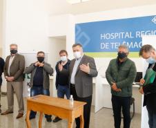 Secretário vistoria finalização da obra do Hospital Regional de Telêmaco Borba