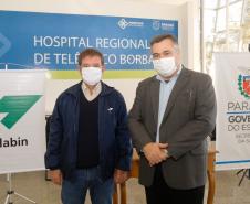 Secretário vistoria finalização da obra do Hospital Regional de Telêmaco Borba