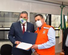 Secretário é homenageado pela Defesa Civil do Paraná