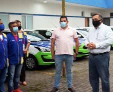 Governo entrega novos veículos para auxiliar no atendimento de saúde em Antonina