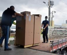 Sesa envia 14 respiradores para hospitais de Campo Largo e Assis Chateaubriand