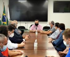 Beto Preto recebe a nova diretoria do Consórcio Paraná Saúde