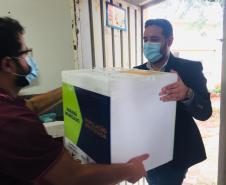 ENTREGA DAS VACINAS NAS REGIONAIS