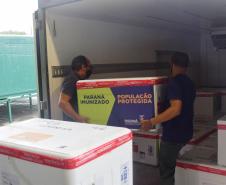 Agilidade das equipes da Saúde garante entrega a todos os municípios do Paraná