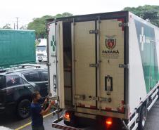 Agilidade das equipes da Saúde garante entrega a todos os municípios do Paraná