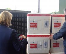 Agilidade das equipes da Saúde garante entrega a todos os municípios do Paraná