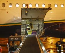 As vacinas Oxford/AstraZeneca, desenvolvidas em parceria com a Fundação Oswaldo Cruz (Fiocruz), devem chegaram no Aeroporto Internacional Afonso Pena, em São José dos Pinhais, na Região Metropolitana de Curitiba.