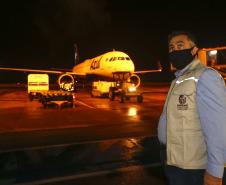 As vacinas Oxford/AstraZeneca, desenvolvidas em parceria com a Fundação Oswaldo Cruz (Fiocruz), devem chegaram no Aeroporto Internacional Afonso Pena, em São José dos Pinhais, na Região Metropolitana de Curitiba.