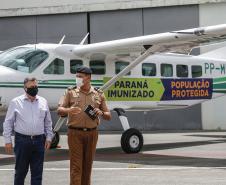 Governo vai usar frota aérea para agilizar transporte da vacina no Paraná