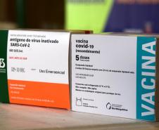 Paraná recebeu neste sábado mais 240,4 mil doses da vacina contra a Covid-19