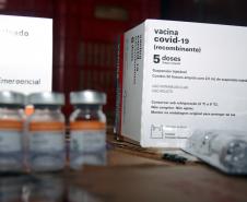 Paraná recebeu neste sábado mais 240,4 mil doses da vacina contra a Covid-19
