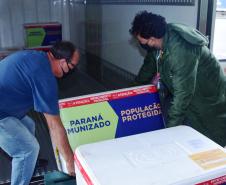 Paraná distribui 369,6 mil novas doses e começa a vacinar idosos acima de 70 anos