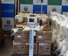 Saúde recebe equipamentos que podem viabilizar até 70 novos leitos de UTI no Paraná