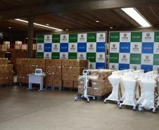 Saúde recebe equipamentos que podem viabilizar até 70 novos leitos de UTI no Paraná