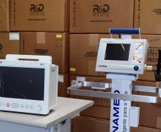 Saúde recebe equipamentos que podem viabilizar até 70 novos leitos de UTI no Paraná
