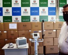Saúde recebe equipamentos que podem viabilizar até 70 novos leitos de UTI no Paraná