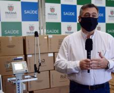 Saúde recebe equipamentos que podem viabilizar até 70 novos leitos de UTI no Paraná