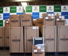 Sesa recebe 37 ventiladores doados pelo Sistema Ocepar