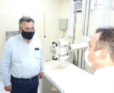 Secretário vistoria hospital em Tibagi