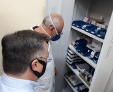 Secretário vistoria hospital em Tibagi