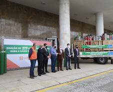 Copel doa 217 cilindros de oxigênio para tratamento da Covid-19