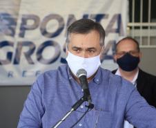 O Governo do Estado inaugurou uma nova Unidade Básica de Saúde (UBS) no município de Ponta Grossa nesta terça-feira (11). A obra possui um investimento de R$ 750 mil de repasse estadual. O secretário de Estado da Saúde, Beto Preto, esteve presente na inauguração e falou sobre a importância desta obra para a população. - Ponta Grossa, 11/05/2021