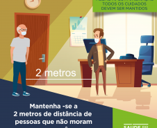 Campanha reforça que idosos vacinados têm que manter uso da máscara e distanciamento