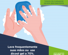 Campanha reforça que idosos vacinados têm que manter uso da máscara e distanciamento