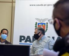 Saúde e Segurança discutem vacinação e ações conjuntas no combate à Covid-19