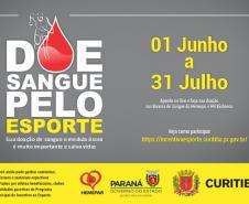 Campanha “Doe Sangue pelo Esporte” é lançada pelo Hemepar