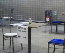Paraná realiza estratégia de testagem para Covid-19 no aeroporto internacional Afonso Pena