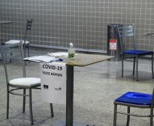 Sesa aplica mais de 400 testes da Covid-19 nos primeiros dias da ação no aeroporto Afonso Pena