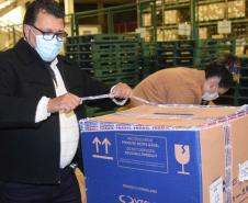 Paraná recebe novo lote com 145 mil vacinas da Pfizer contra a Covid-19