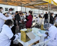 Municípios aderem campanha de domingo a domingo e população é vacinada contra a Covid-19 neste sábado