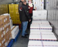 Paraná recebe 234 mil vacinas contra a Covid-19; doses da Pfizer vão para os 399 municípios